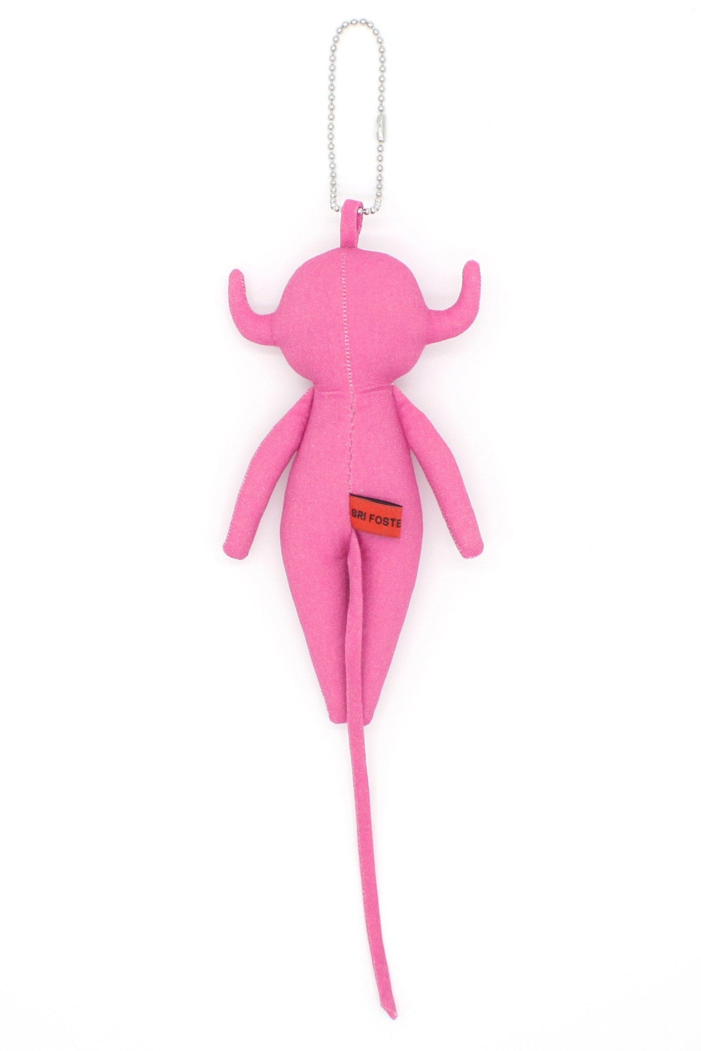 6-inch Dark Pink Devil Bag Charm Doll