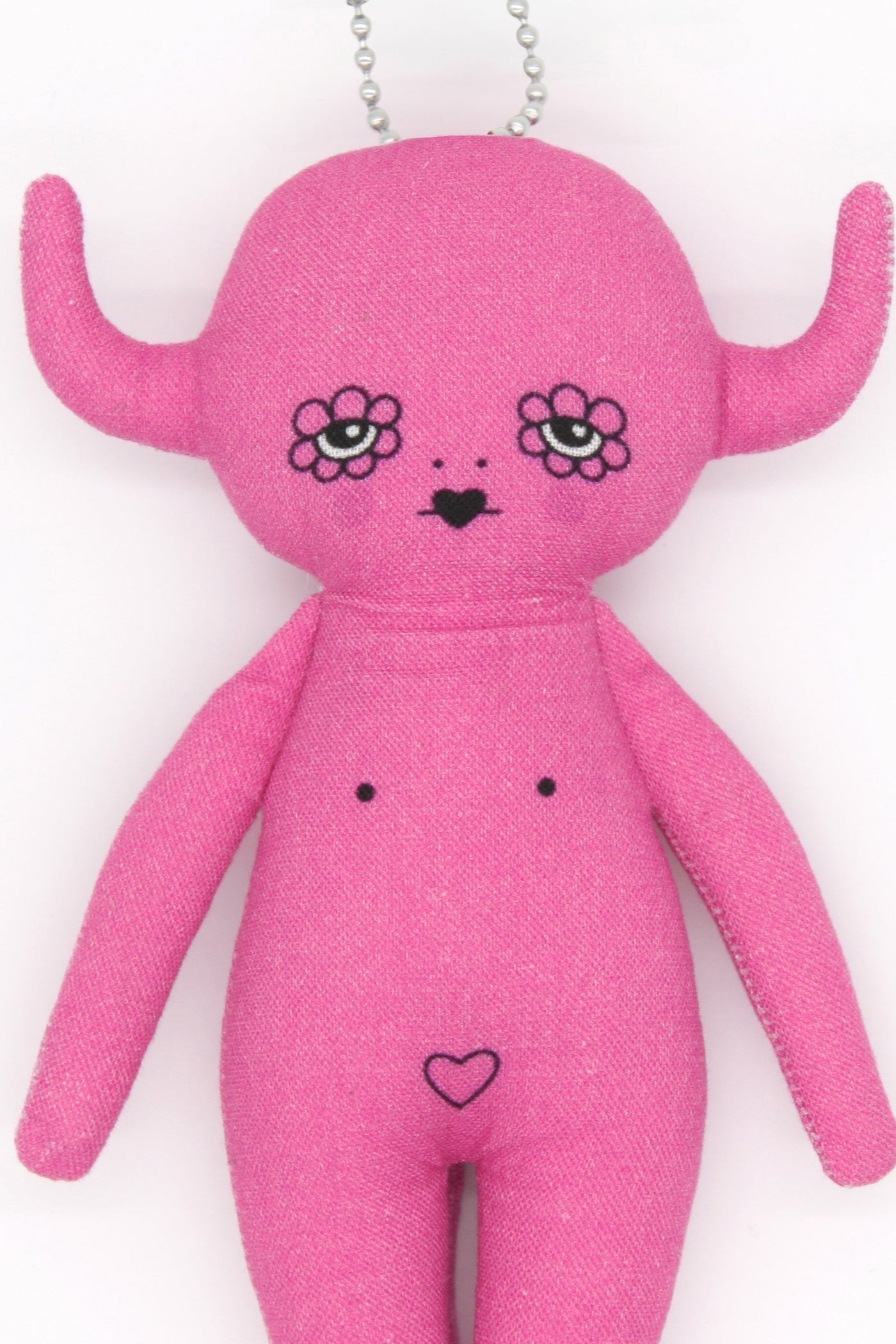 6-inch Dark Pink Devil Bag Charm Doll