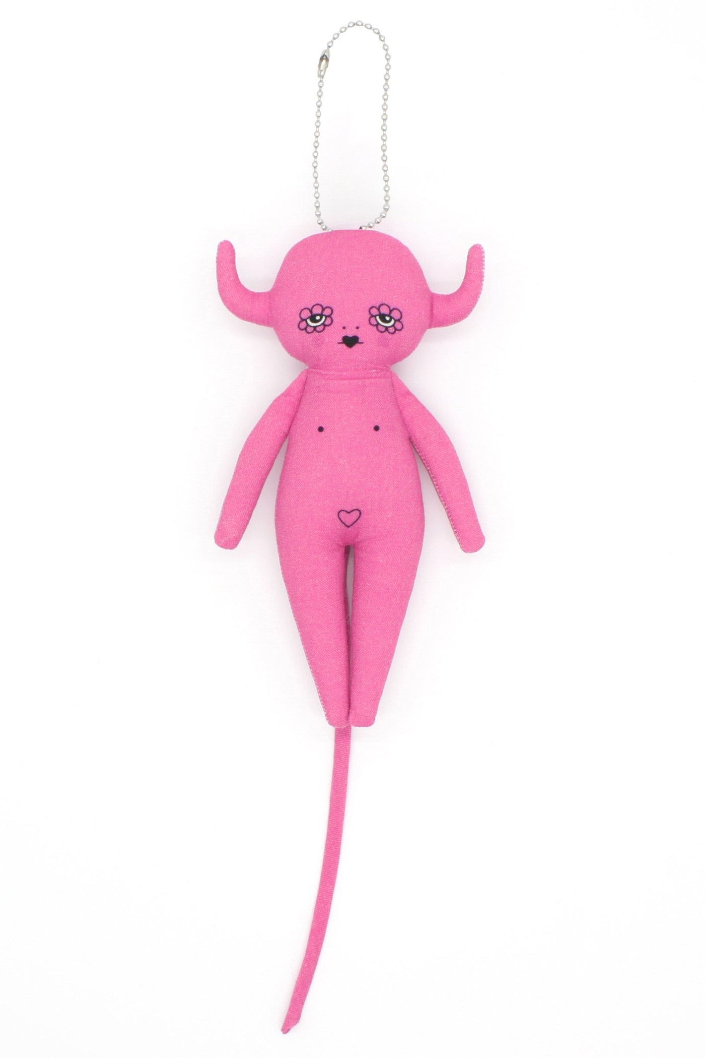 6-inch Dark Pink Devil Bag Charm Doll