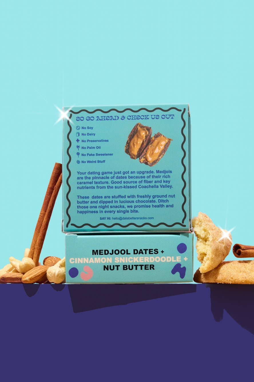 Snickerdoodle Cookie, Chocolate Covered Dates