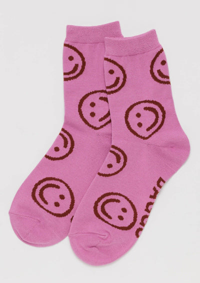 Baggu Socks, Extra Pink Happy