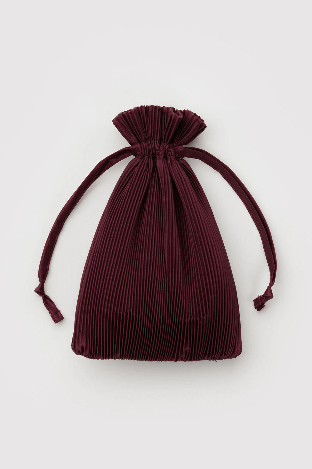 Pleated Baggu, Mahogany