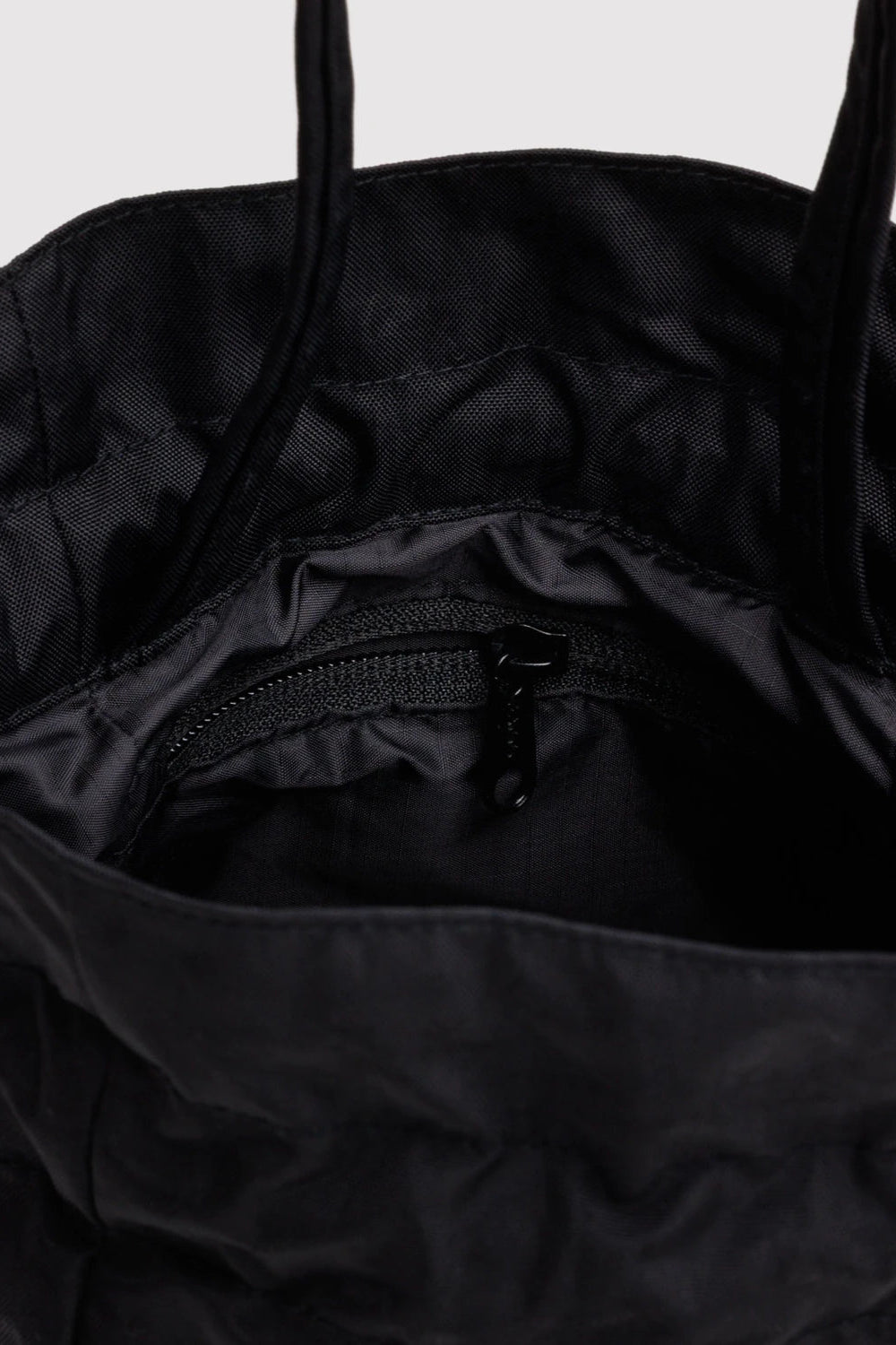 Nylon Drawstring Bag, Black