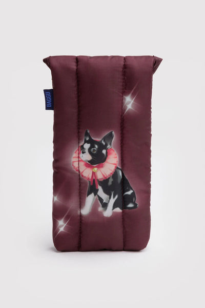 Puffy Glasses Sleeve, Fancy Dogs