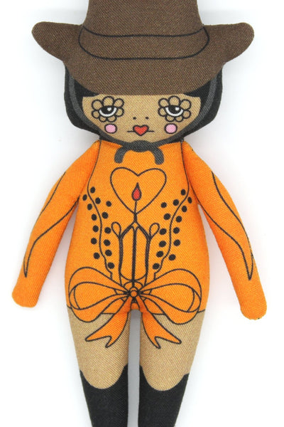 6" Cowgirl Bag Charm Doll
