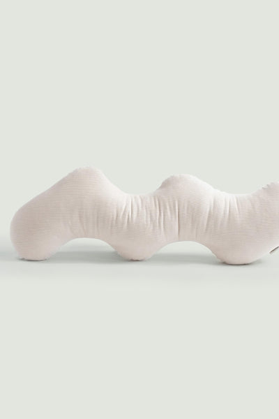 Wiggle Pillow, Cream Corduroy