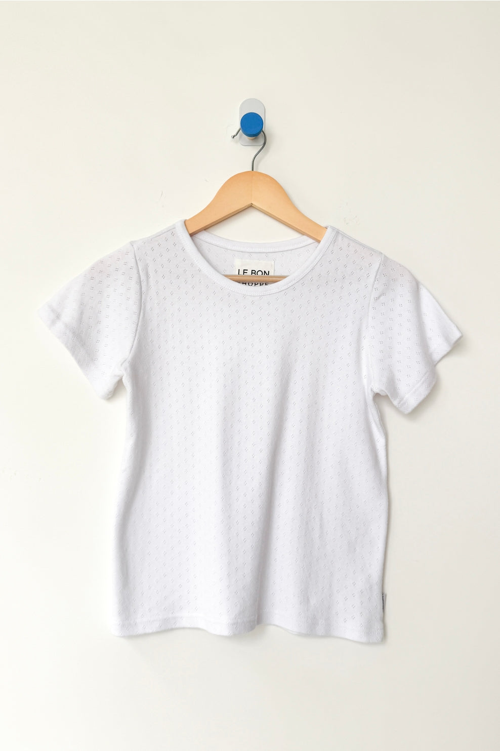 Pointelle Babe Tee, Snow White