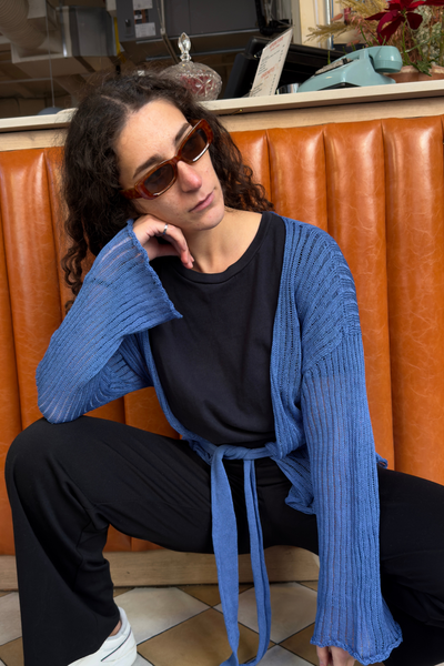 Darya Cardigan, Blue