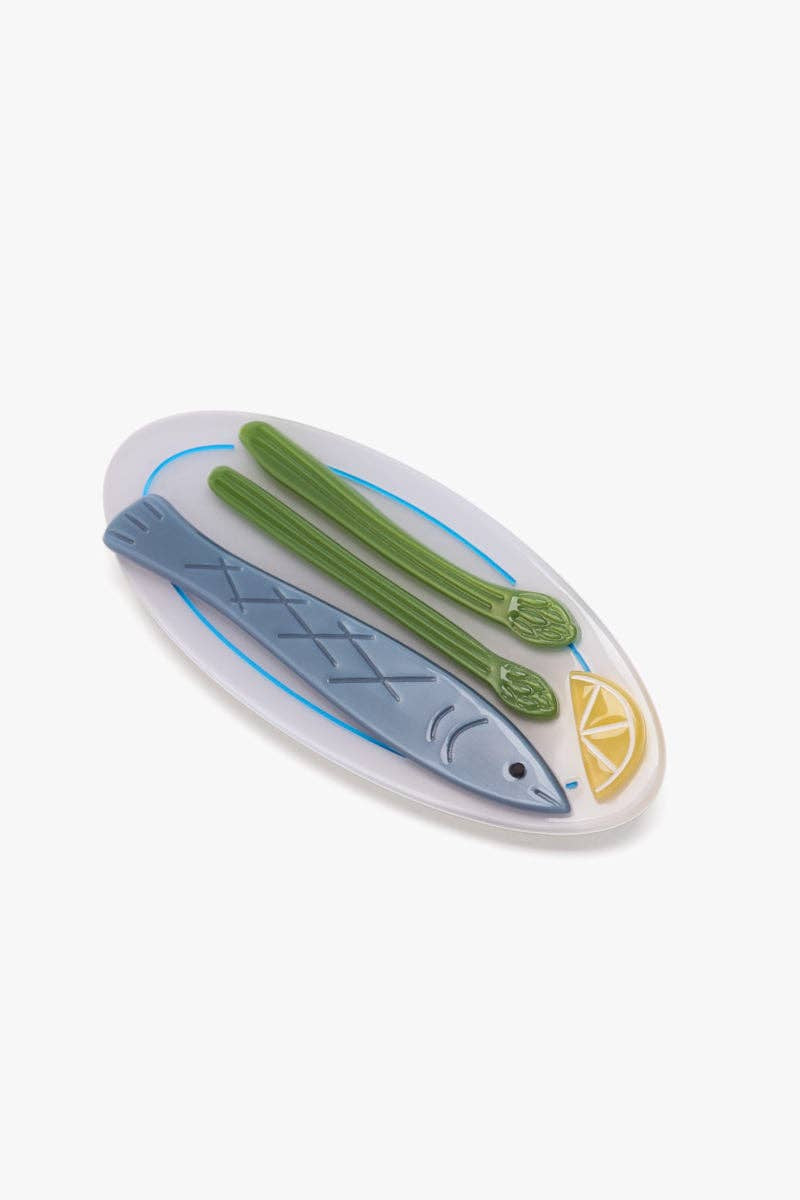 Sardine Plate Hair Clip