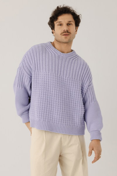 The Delčia Sweater, Lilac