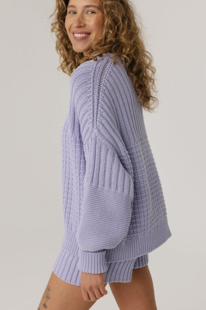 The Delčia Sweater, Lilac