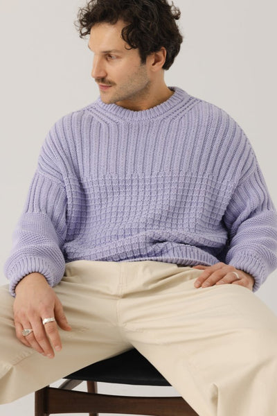 The Delčia Sweater, Lilac