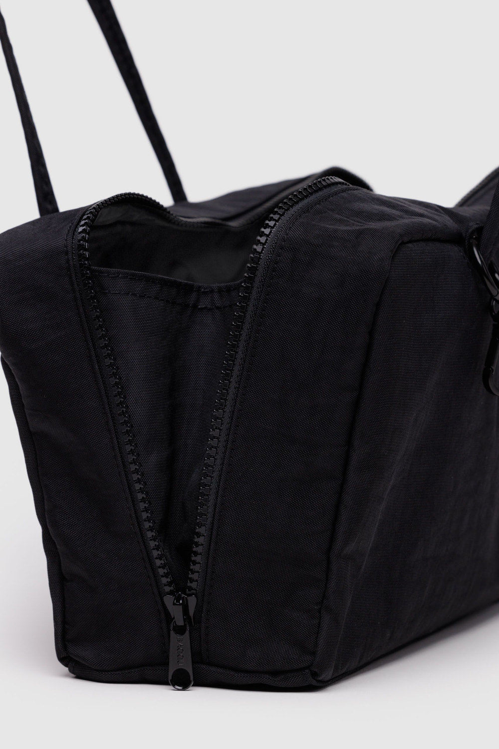 Nylon Bowler Bag, Black