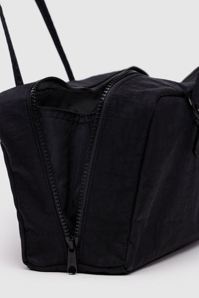 Nylon Bowler Bag, Black