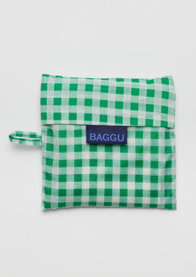 Standard Baggu, Green Gingham