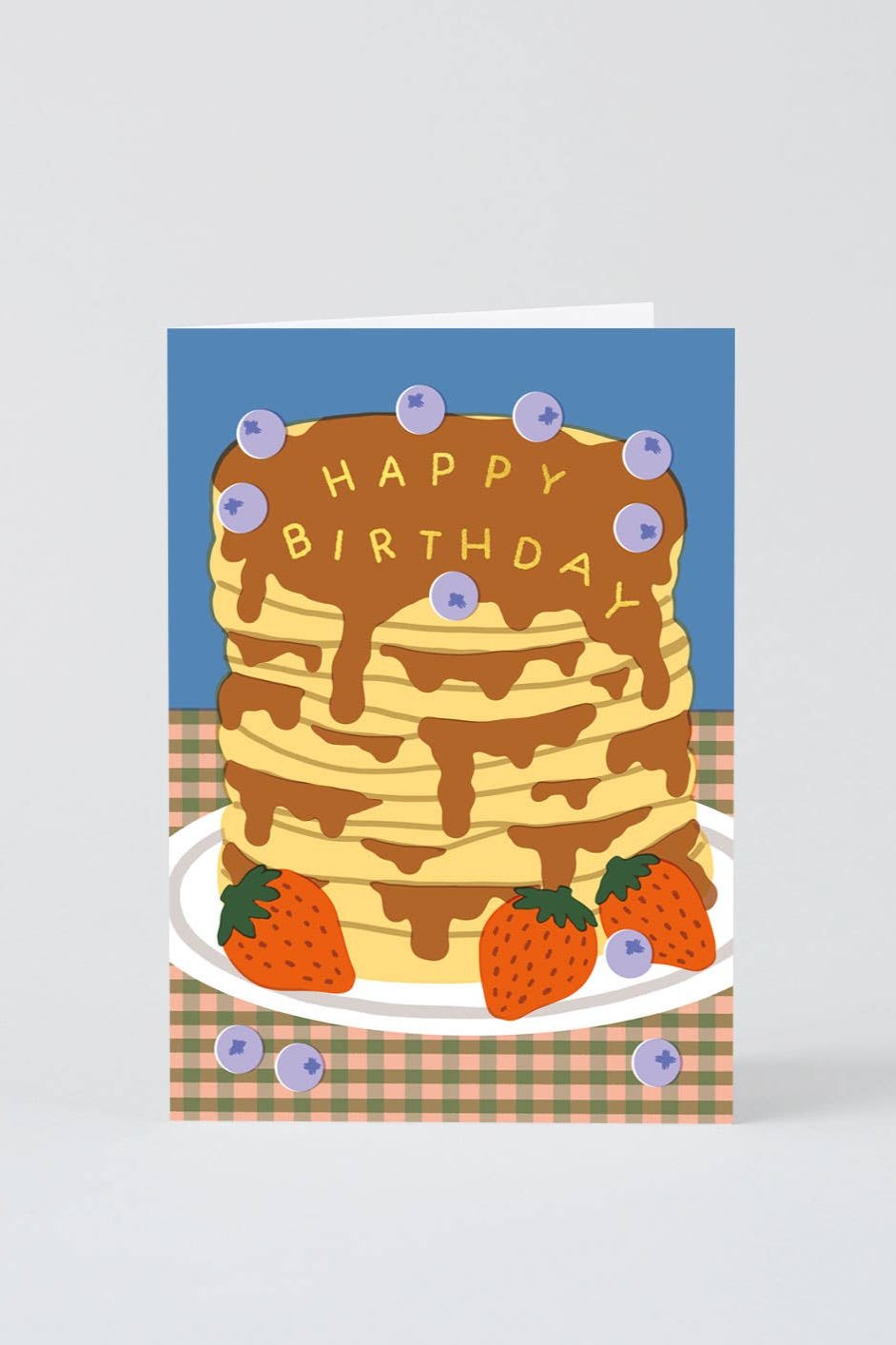 Happy Birthday Pancakes Greeting Card