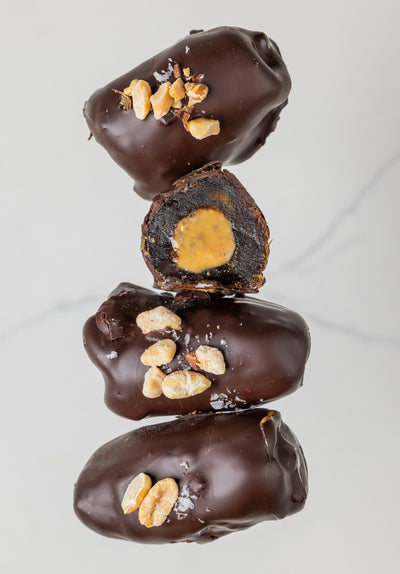 Peanut Butter Crunch, Chocolate Covered Dates