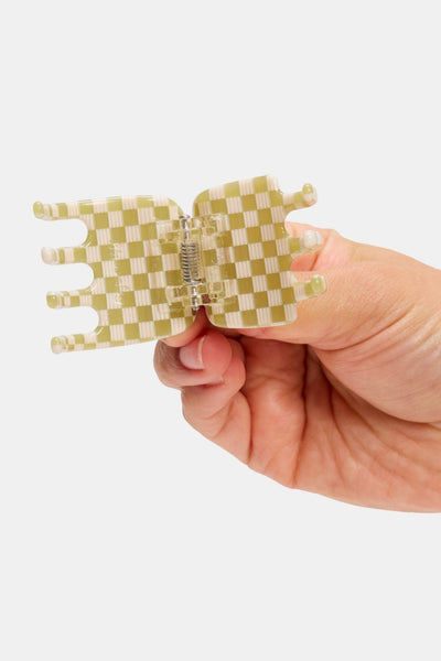 Midi Ursa Claw, Olive Checks