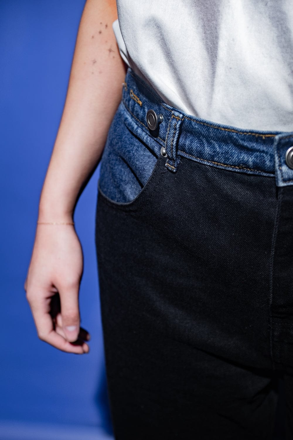 Ollie Denim, Black + Dark Wash