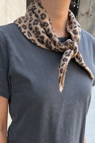 Cashmere Bandana, Leopard
