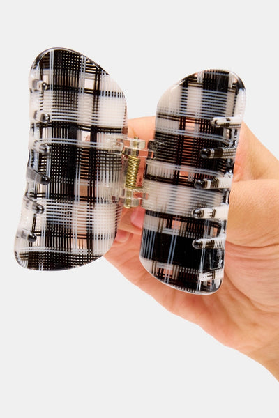 Juno Claw, Black Plaid