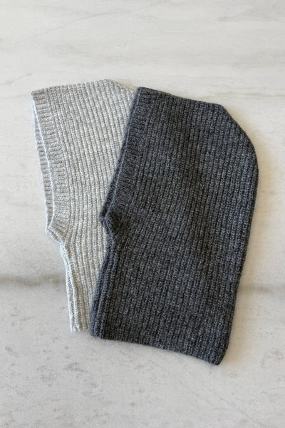 Alpaca Wool Balaclava, Dark Gray