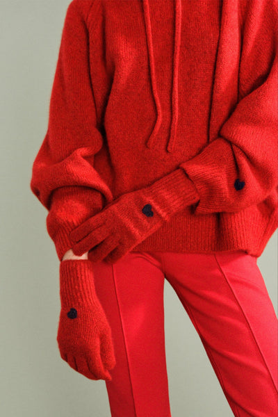 Cashmere Heart Gloves