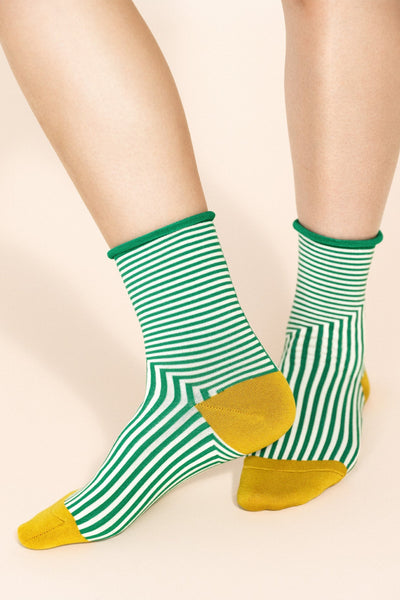 Corbusier Crew Sock, Green