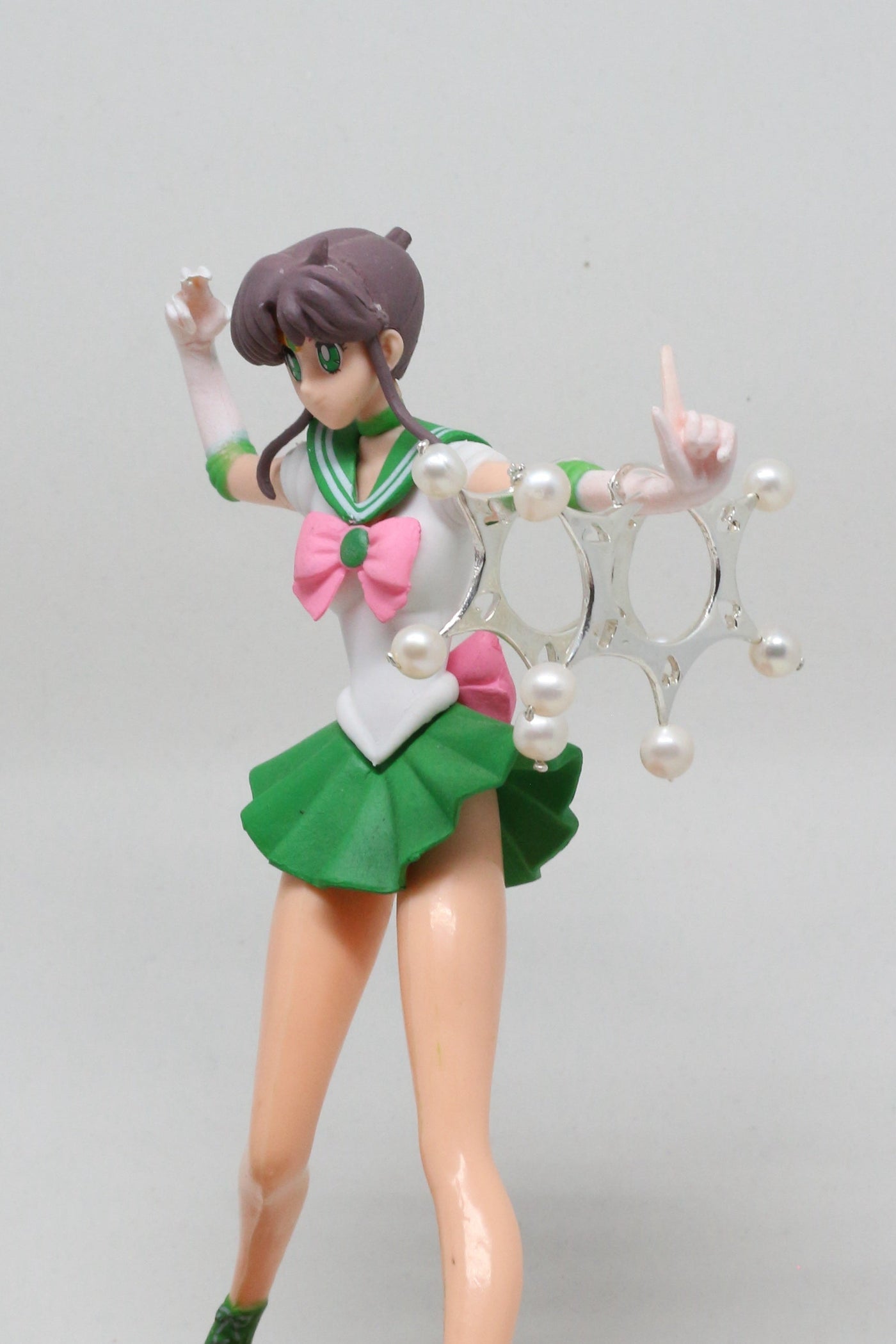 Spur Pearl Earrings, Silver