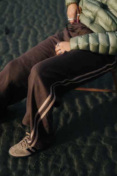 The Tate Track Pant, Chocolate