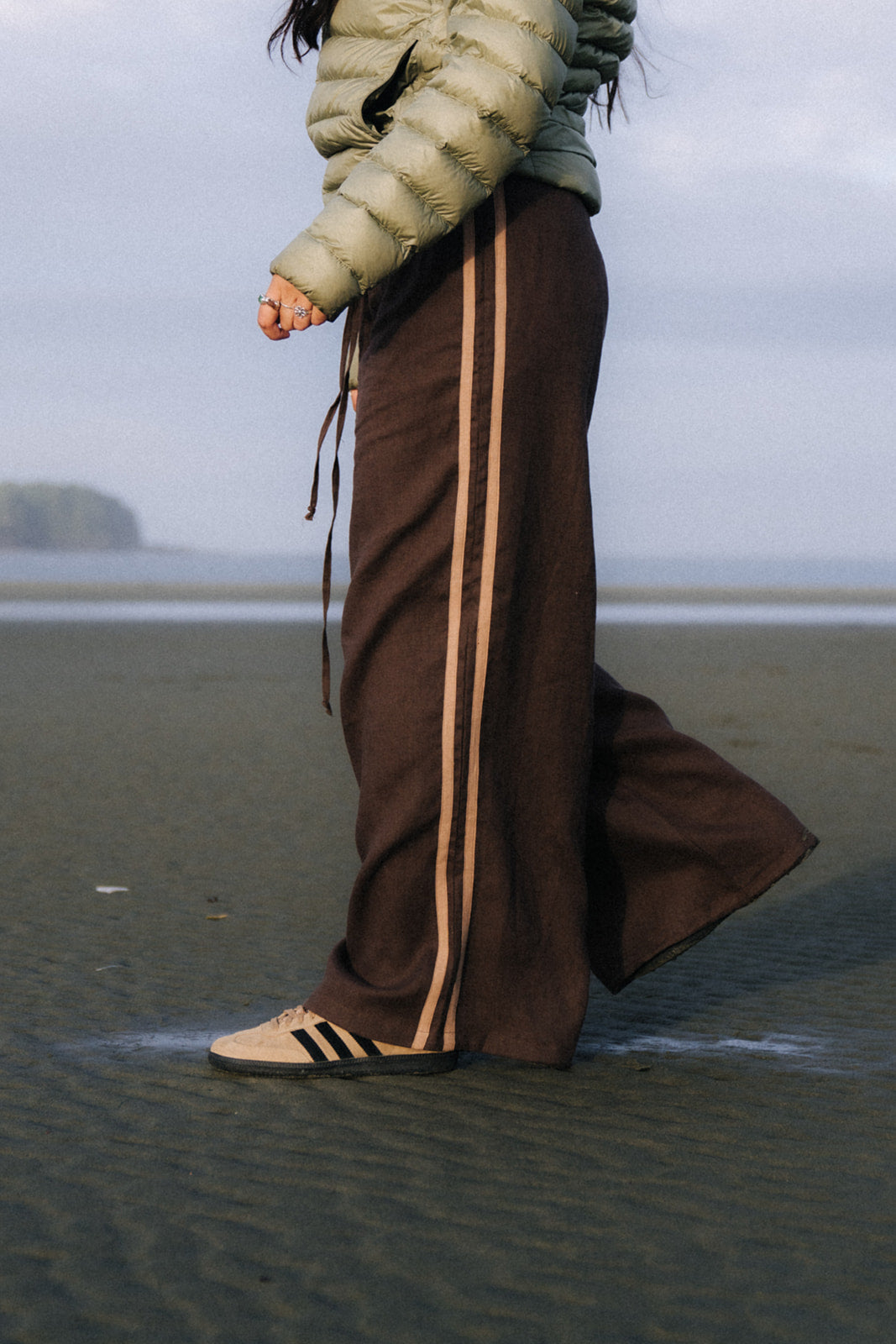 The Tate Track Pant, Chocolate