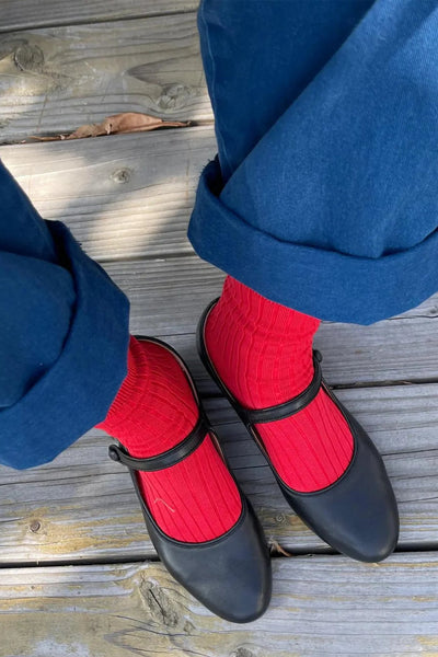 Her Socks, Classic Red