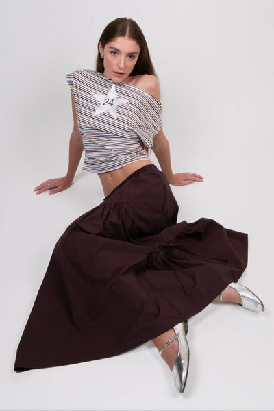 Museum Skirt, Espresso