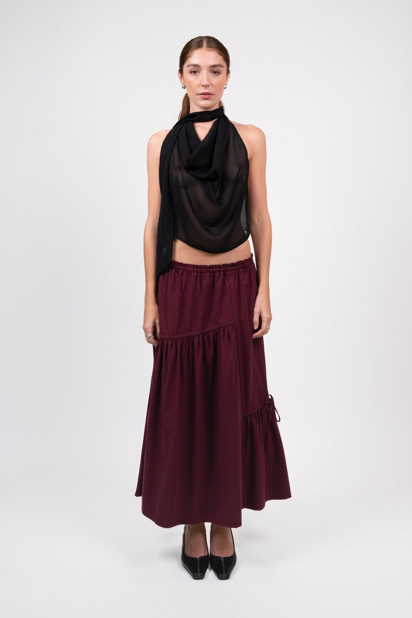 Museum Skirt, Merlot