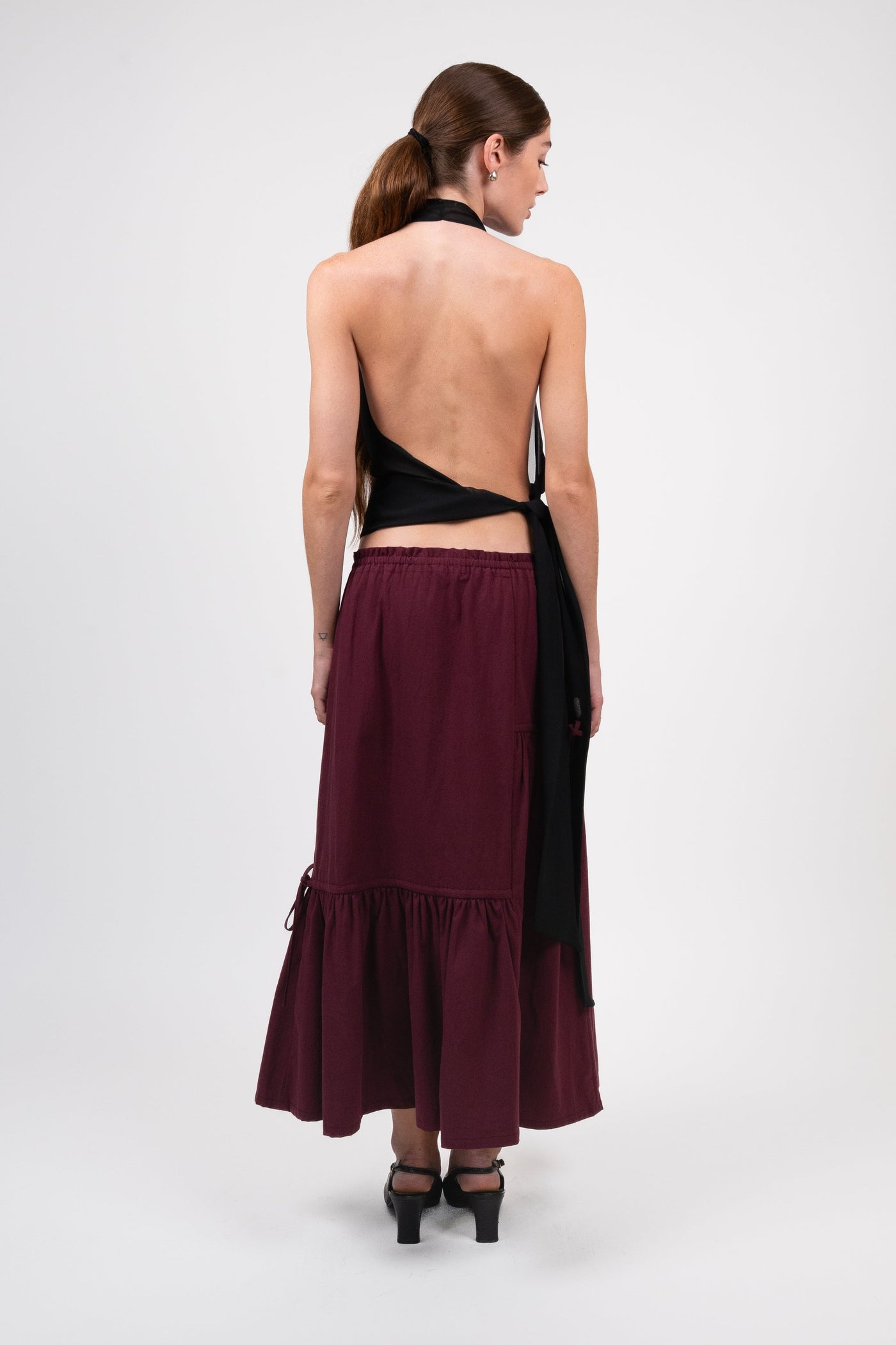 Museum Skirt, Merlot