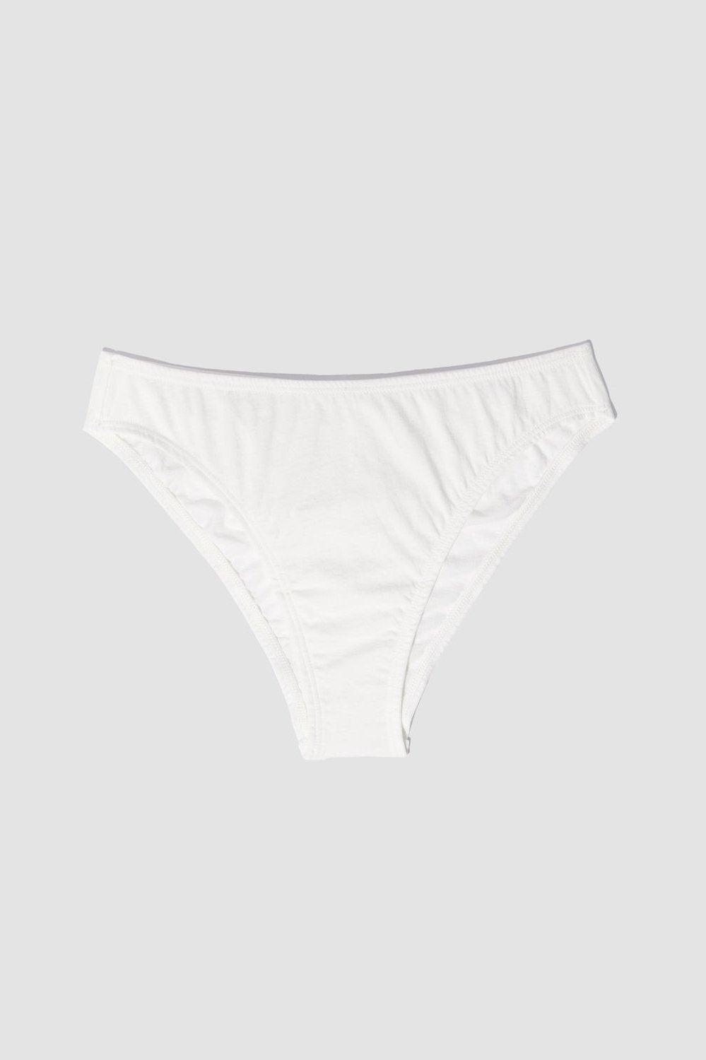 Mid-Rise French Cut Underwear, Chalk