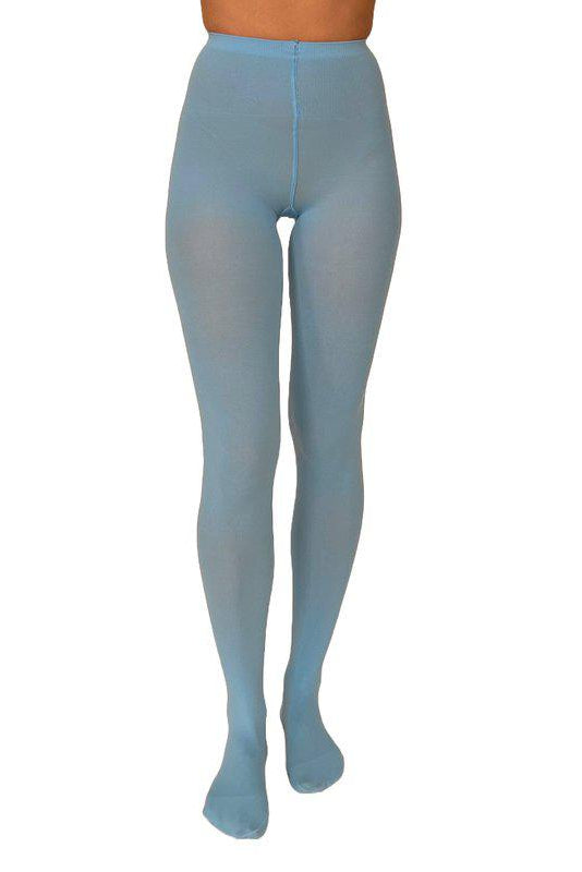 Olivia Premium Tights, Sky Blue