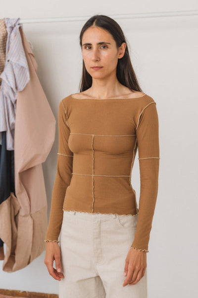 Cinder Long Sleeve Tee, Alamillo Brown