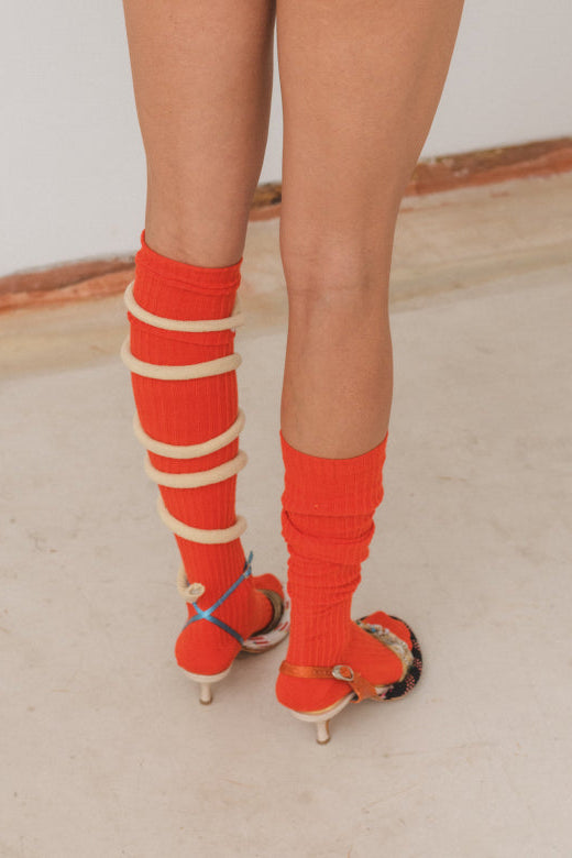 Overknee Socks, Bill Red
