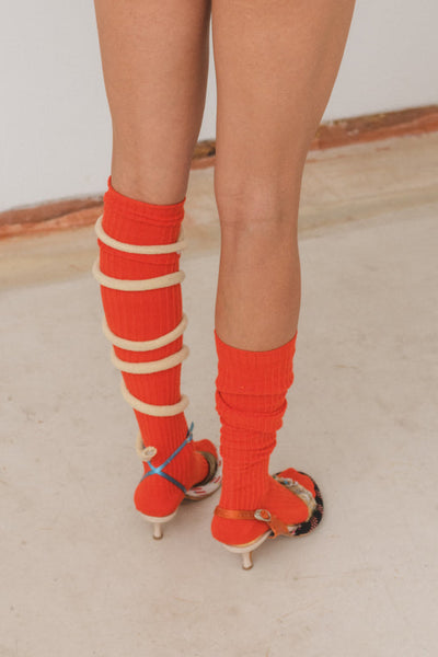 Overknee Socks, Bill Red