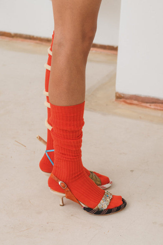 Overknee Socks, Bill Red