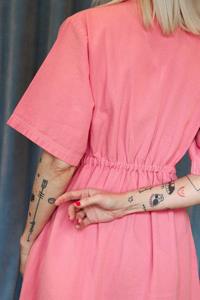 Utility Dress, Petal Pink