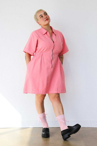 Utility Dress, Petal Pink
