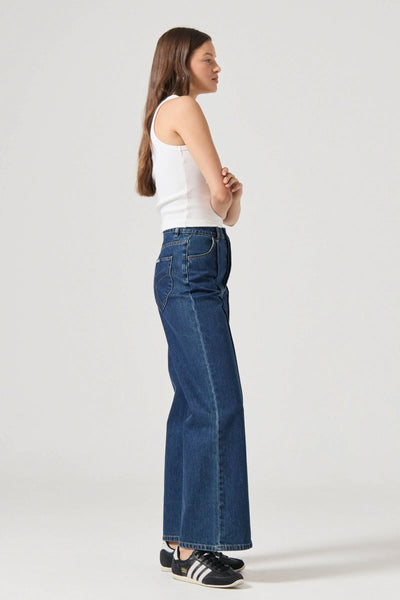 Sailor Scoop Jeans, Pacific Blue