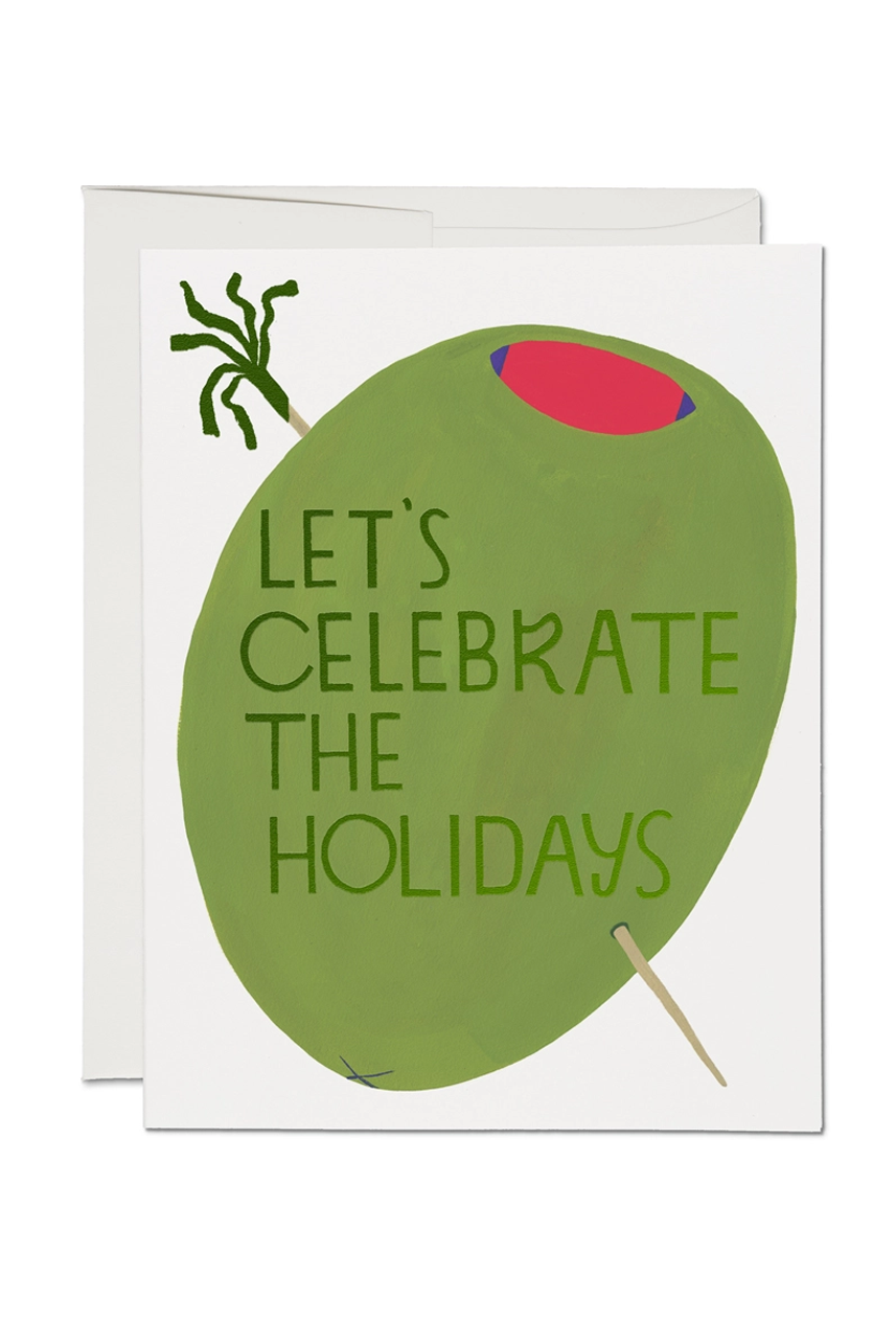 Olive Holidays Greeting Card