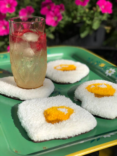 Fried Egg Coasters