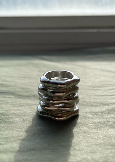 Flower Ring, Sterling Silver