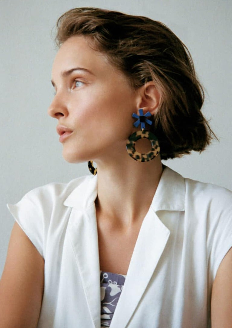 Note Tortoise Earring