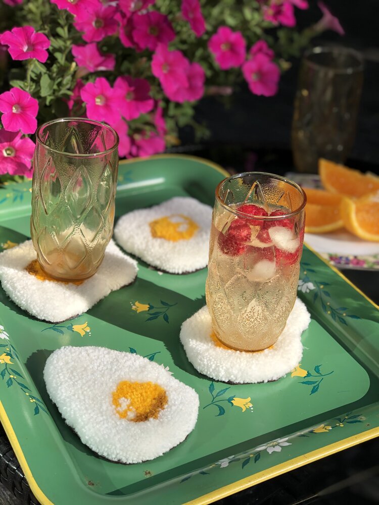 Fried Egg Coasters