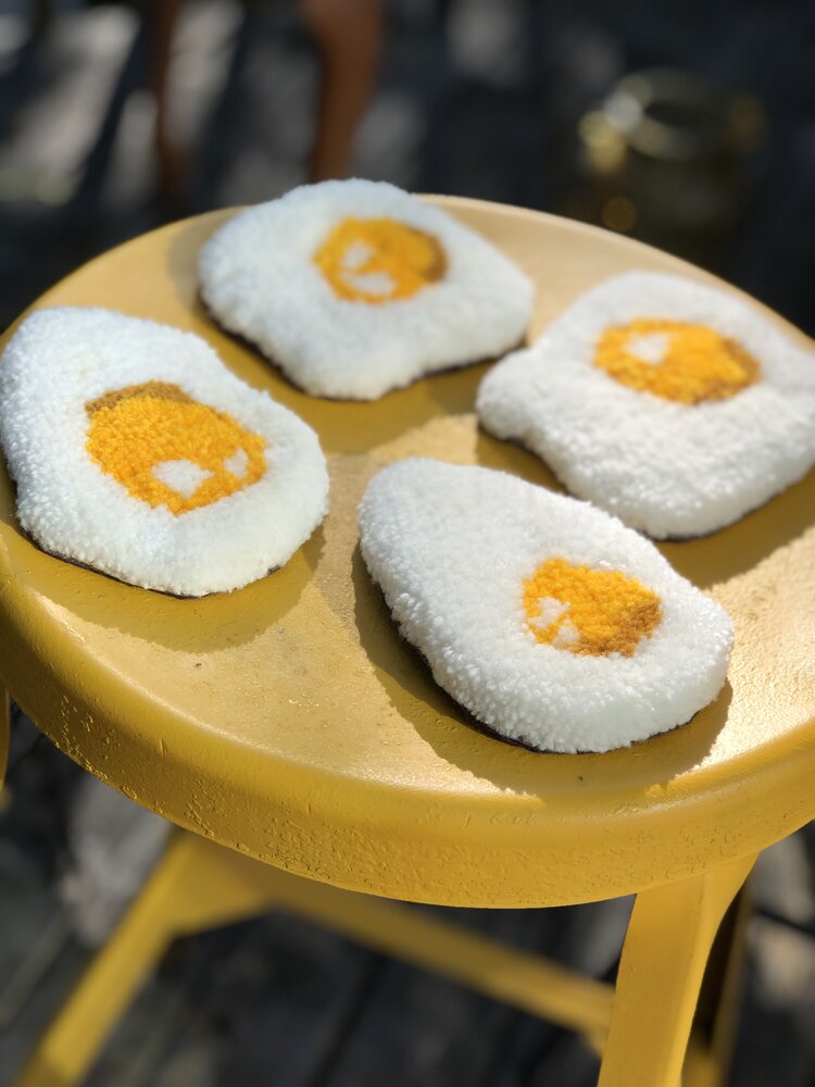 Fried Egg Coasters